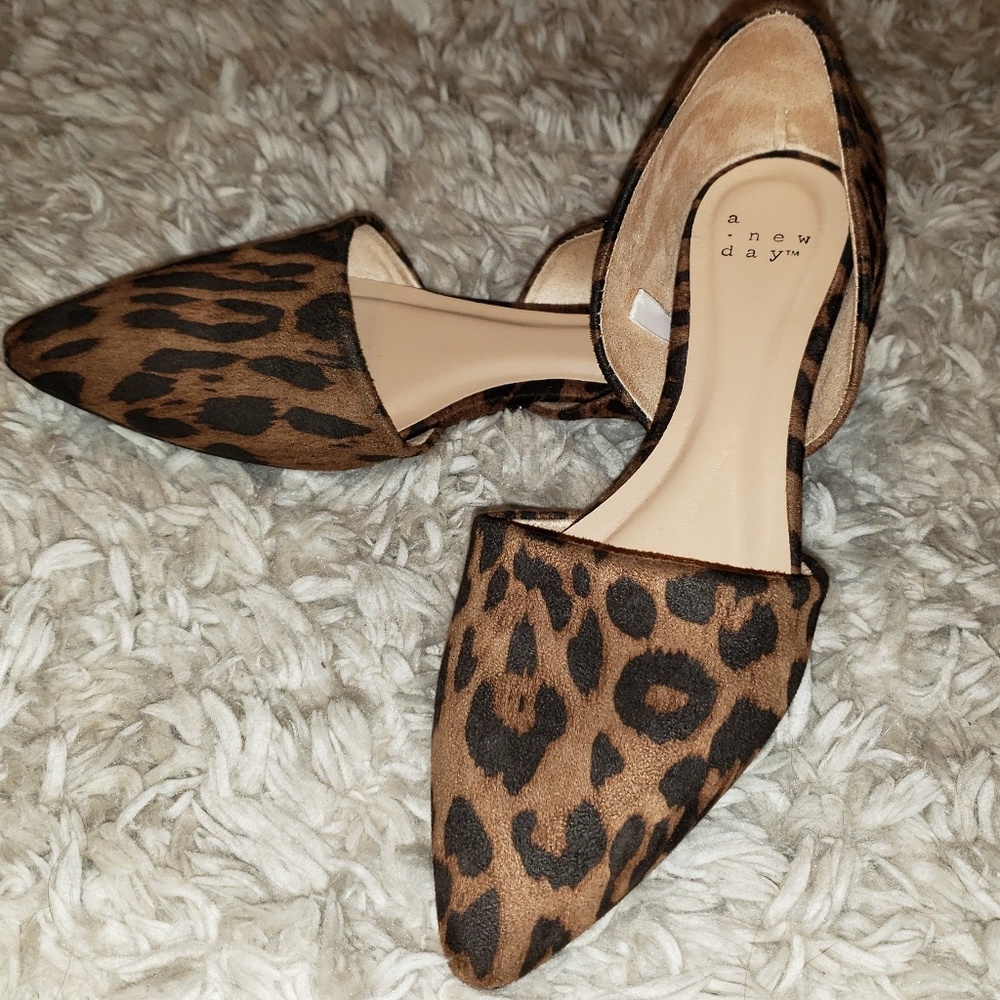 (Sold) A New Day Leopard Print Flats